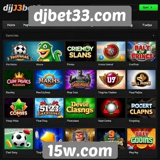 Principais jogos disponíveis no djbet33